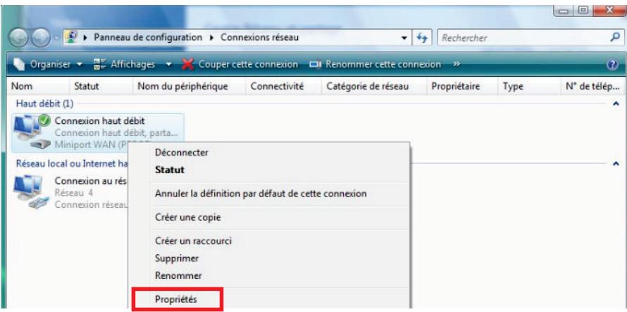 HERCULES EPLUG 200 MINI V2 - Windows Vista : Partager une connexion ADSL dans un réseau de type Ad hoc - 5