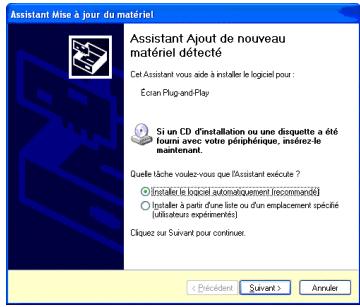 HERCULES PROPHETVIEW 920 PRO - Installer les pilotes sous Windows XP - 2