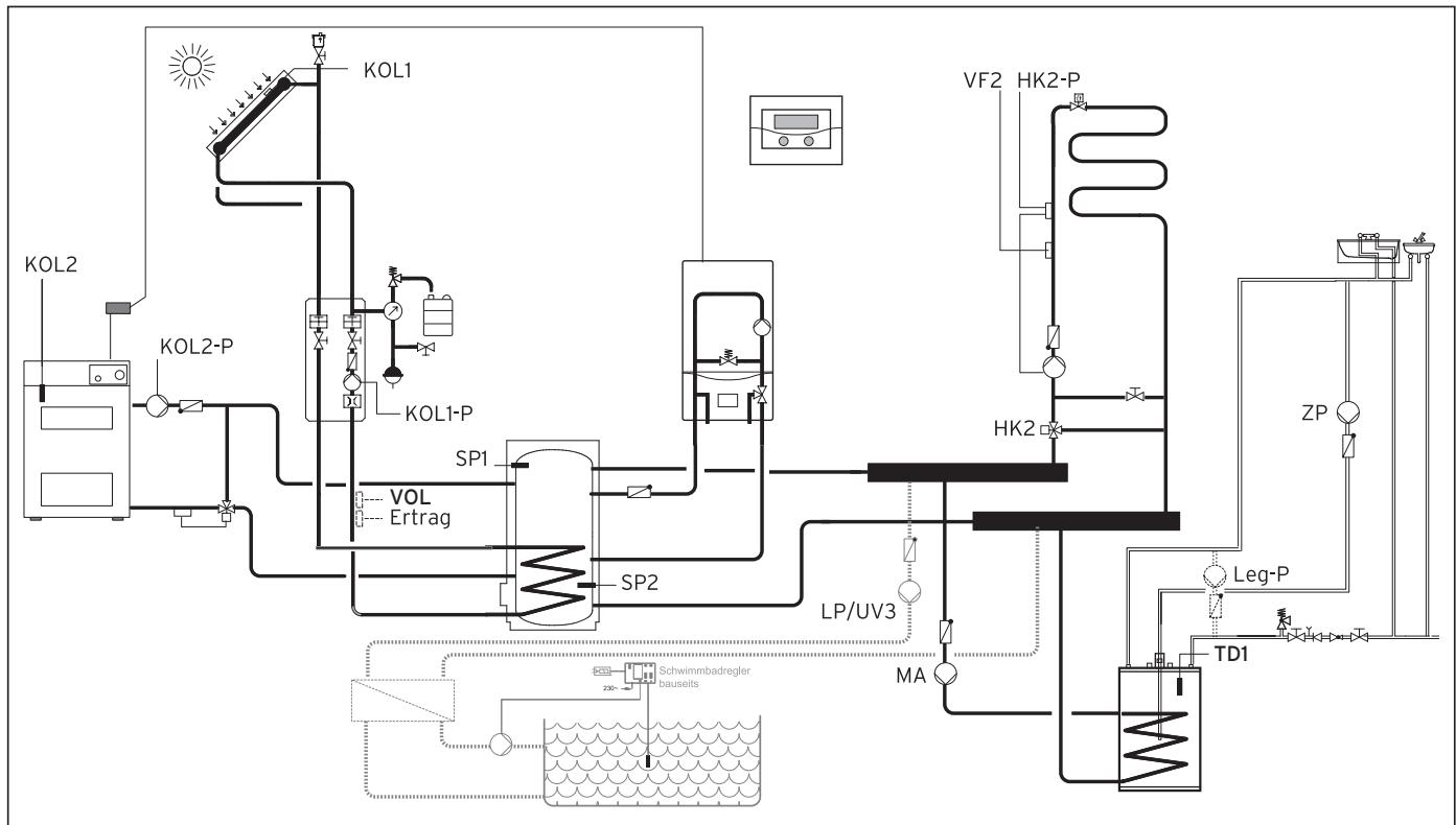 VAILLANT AUROMATIC 620 - Plan hydraulique 6 - 1