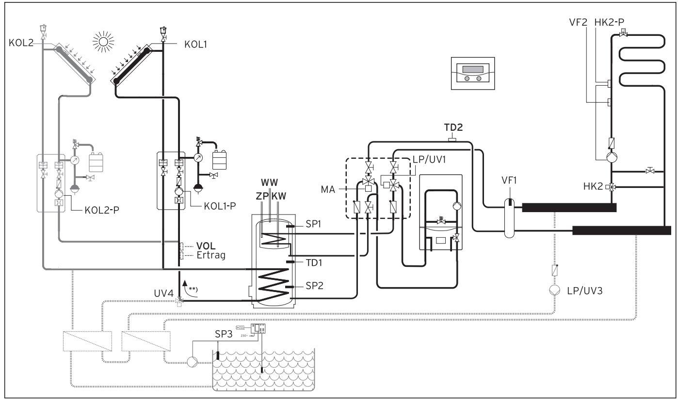 VAILLANT AUROMATIC 620 - Plan hydraulique 1 - 1
