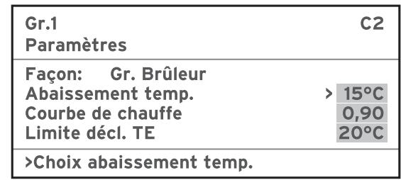 VAILLANT AUROMATIC 620 - Affichages des menus - 4