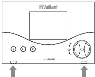 VAILLANT CALORMATIC 340F - Sostituzione della batteria - 1