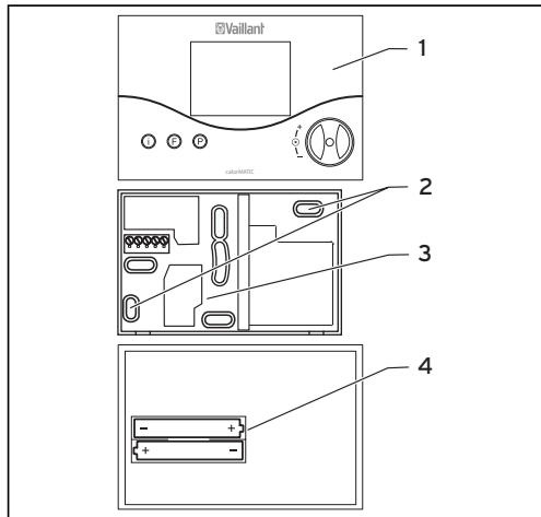 VAILLANT CALORMATIC 340F - Raumtemperaturregler montieren - 1