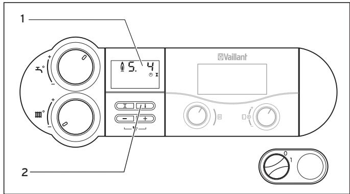 VAILLANT ECOVIT EXCLUSIV - Attivazione dell'indicazione di stato - 1