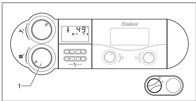 VAILLANT ECOVIT EXCLUSIV - Disinserimento del riscaldamento (funzionamento estivo) - 1