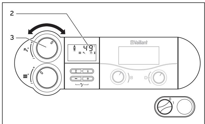 VAILLANT ICOVIT EXCLUSIV - Réglages pour la production d'eau chaude sanitaire - 1