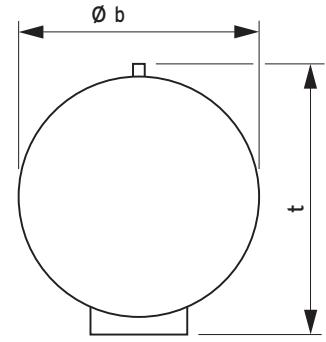 VAILLANT UNISTOR - Dimensions de l'appareil et des raccords VIH RW - 3