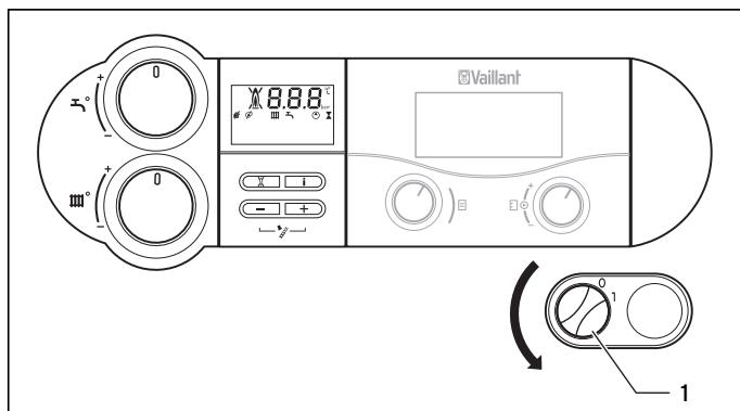 VAILLANT VKO 246-7 - Buitenbedrijfstelling - 1