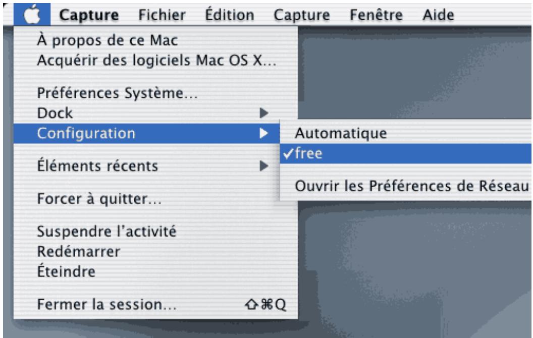 FREE CONFIGURATION DE L ACCES RTC SOUS MACOS X - 9