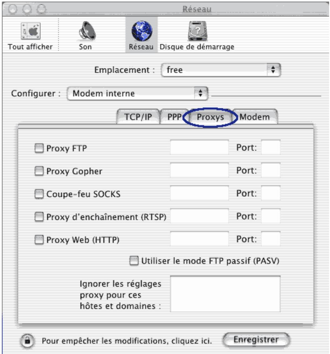 FREE CONFIGURATION DE L ACCES RTC SOUS MACOS X - 7