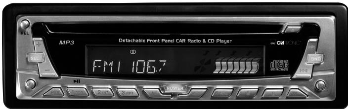 CLATRONIC AR 661 CD - Autoradio mit CD-Player - 1