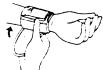 CLATRONIC BDM 2466 - Fasten the pressure cuff snugly. - 3