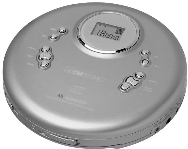 CLATRONIC CDP 602 - Tragbarer CD-Player - 1