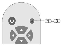 CLATRONIC DVD 568 HC - Einfugen eines Datenträgers - 1