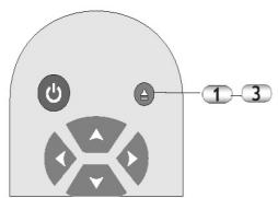 CLATRONIC DVD 568 HC - Inserting a Data Carrier - 1