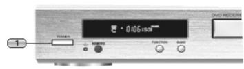 CLATRONIC DVD 568 HC - Startup: On/Off/Standby - 1