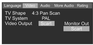 CLATRONIC DVD 568 HC - Video Output - 1
