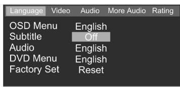 CLATRONIC DVD 568 HC - Subtitles - 1