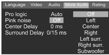 CLATRONIC DVD 568 HC - More Audio (extended audio settings) - 1