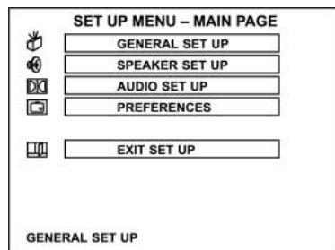 CLATRONIC DVD 593 - SETUP MENU - 1