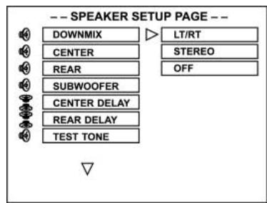 CLATRONIC DVD 593 - Set up the DOWNMIX MODE - 1