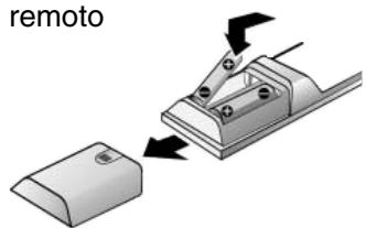 CLATRONIC DVD 593 - Inserire la batteria (telecomando) - 1