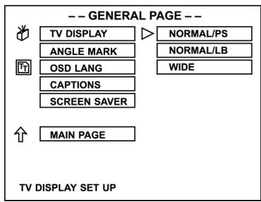 CLATRONIC DVD 593 - Set up the TV DISPLAY - 1