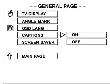 CLATRONIC DVD 593 - Set up CAPTIONS - 1