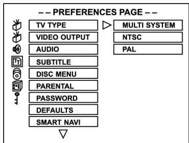 CLATRONIC DVD 593 - Typ telewizora (TV TYPE) - 1