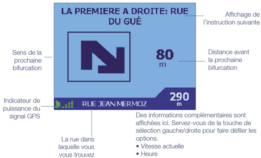 NAVMAN ICN 620 - Instruction suivante - 1