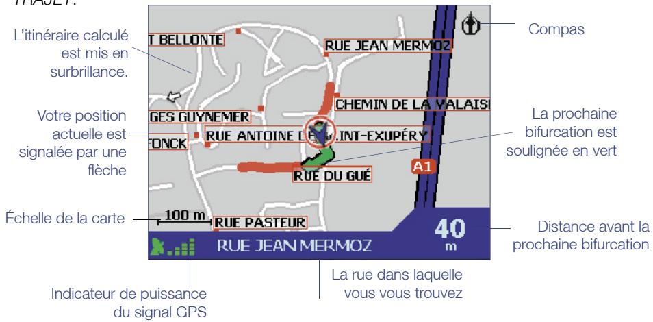 NAVMAN ICN 620 - Consultation de la carte - 1
