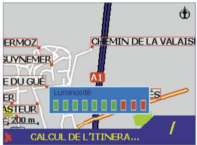 NAVMAN ICN 620 - Réglage de la luminosité et du volume - 1