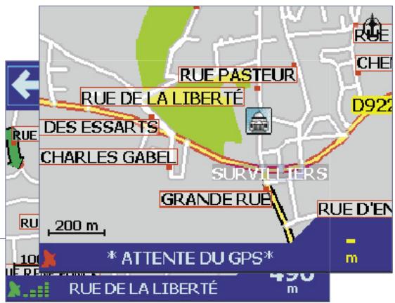 NAVMAN ICN 620 - Obtention de coordonnées GPS - 1