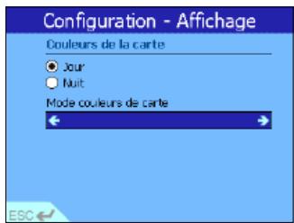 NAVMAN ICN 620 - Configuration d'affichage - 1