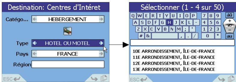NAVMAN ICN 620 - Pour se rendre à un centre d'intérêt - 2