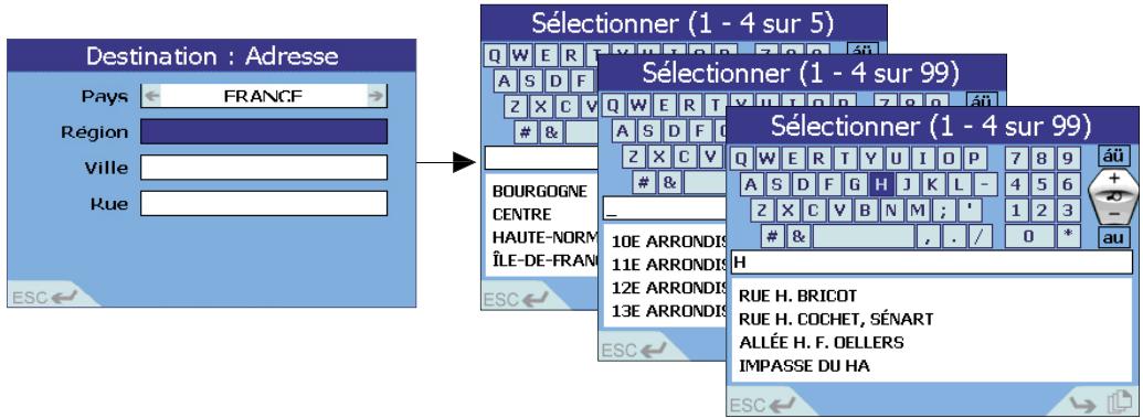 NAVMAN ICN 620 - Pour se rendre à une adresse - 2