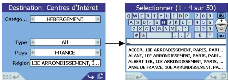 NAVMAN ICN 620 - Pour se rendre à un centre d'intérêt - 3