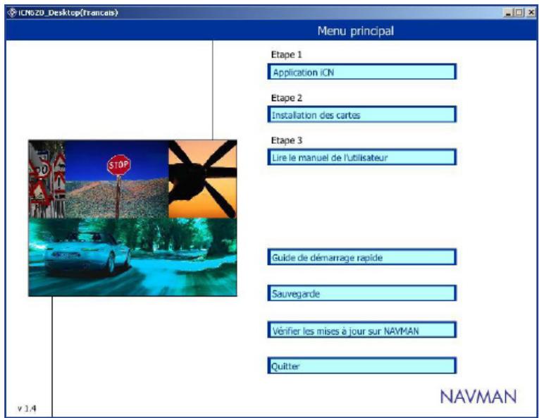 NAVMAN ICN 620 - Installation d'iCN desktop - 2