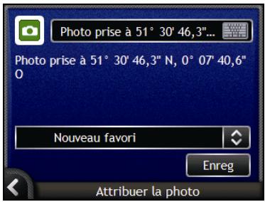 NAVMAN N - Comment attribuer une photo à un Favori ? - 7