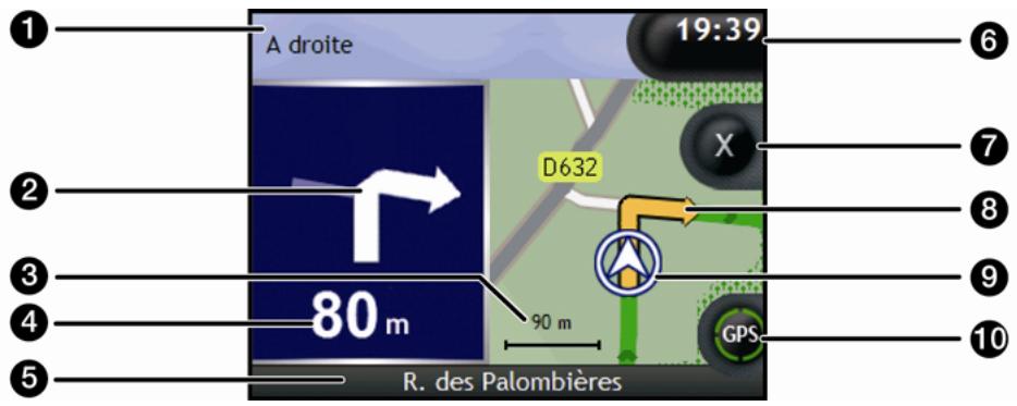 NAVMAN N - Écran Tournant suivant - 1