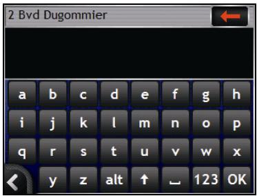 NAVMAN N - Tapez sur Enregistrer. - 2