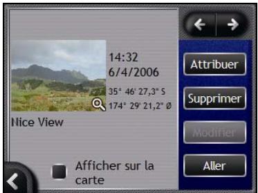NAVMAN N - Comment naviguer à partir d'une photo NavPix prise ou téléchargeée ? - 7
