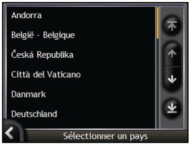 NAVMAN N - Choix du pays - 1