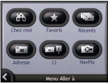 NAVMAN N - Écran Menu Aller à - 1