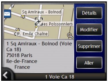 NAVMAN N - Comment supprimer un Favori ? - 4