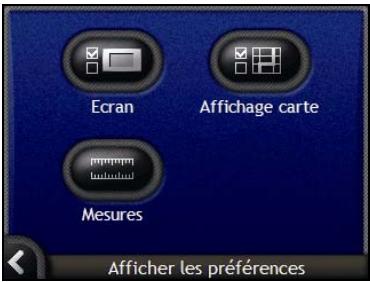 NAVMAN N - Afficher les préférences - 1