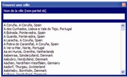 NAVMAN N - Comment savoir qu'elle carte routière contient une ville particulière ? - 1