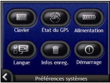 NAVMAN N - Preférences systèmes - 1