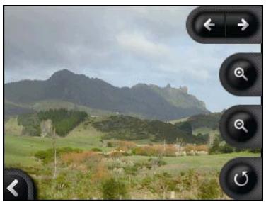 NAVMAN N - Comment visualiser ma photo en mode plein écran ? - 1