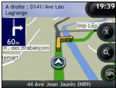 NAVMAN N - Écrans de consultation de carte - 1